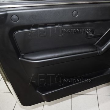 Мягкие накладки на ручки дверей Lada Niva Legend (2121, 2131, Urban, Bronto) (2019-наст .время) из экокожи