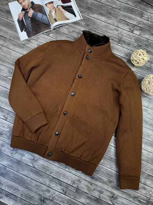 Кардиган с мехом Loro Piana