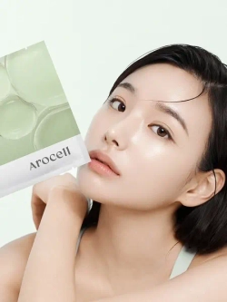 Гидрогелевая маска с экозомами AROCELL PDRN и патенолом Cica Repair Panthenol Gel Mask