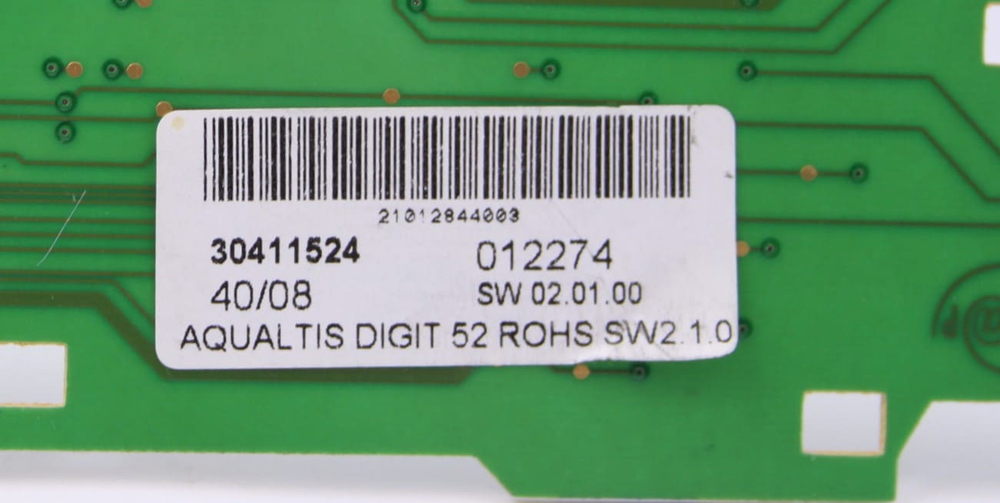 Модуль индикации 21012844003 (код прошивки SW 02.01.00) стиральной машины Ariston Aqualtis