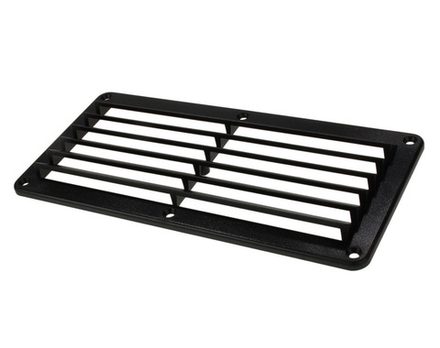 Решетка воздухозаборника 260х125х17 мм черный