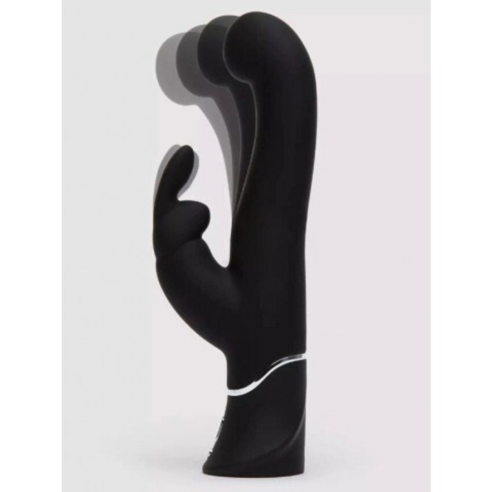 Вибратор для G-точки Happy Rabbit Stroker черный