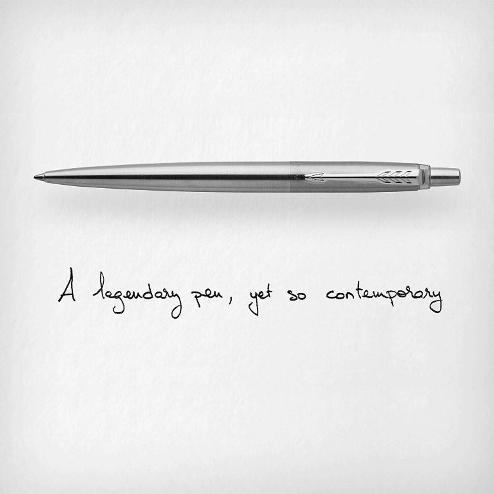 Шариковая ручка Parker Jotter Essential, St. Steel СT, стержень: Mblue