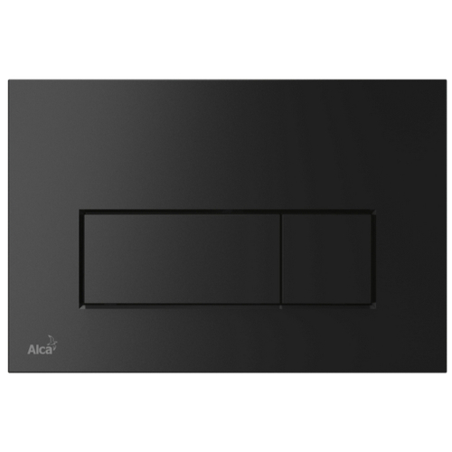 Кнопка для инсталляции ALCAPLAST/Alcadrain М578 прямоуг, ЧЕРНАЯ матовая