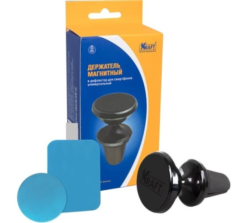 Держатель телефона Kraft магнитный вращающийся