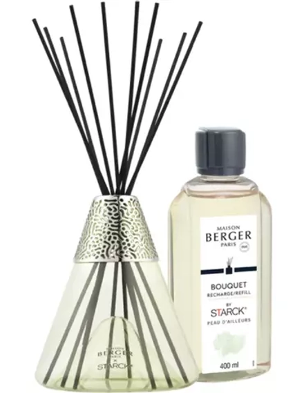 Maison Berger Paris - Набор палочек Starck + ароматическое масло Peau d&#39;Ailleurs 400мл / артикул   6901  / GTIN 3127290069016