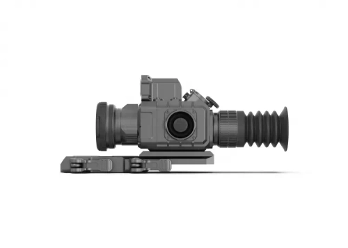 Тепловизионный прицел с дальномером LZIRTEK Perun 650L с креплением Weaver