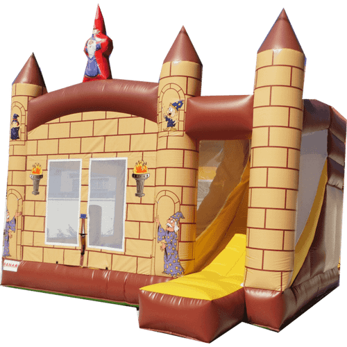 Коммерческий надувной батут "Школа волшебников"