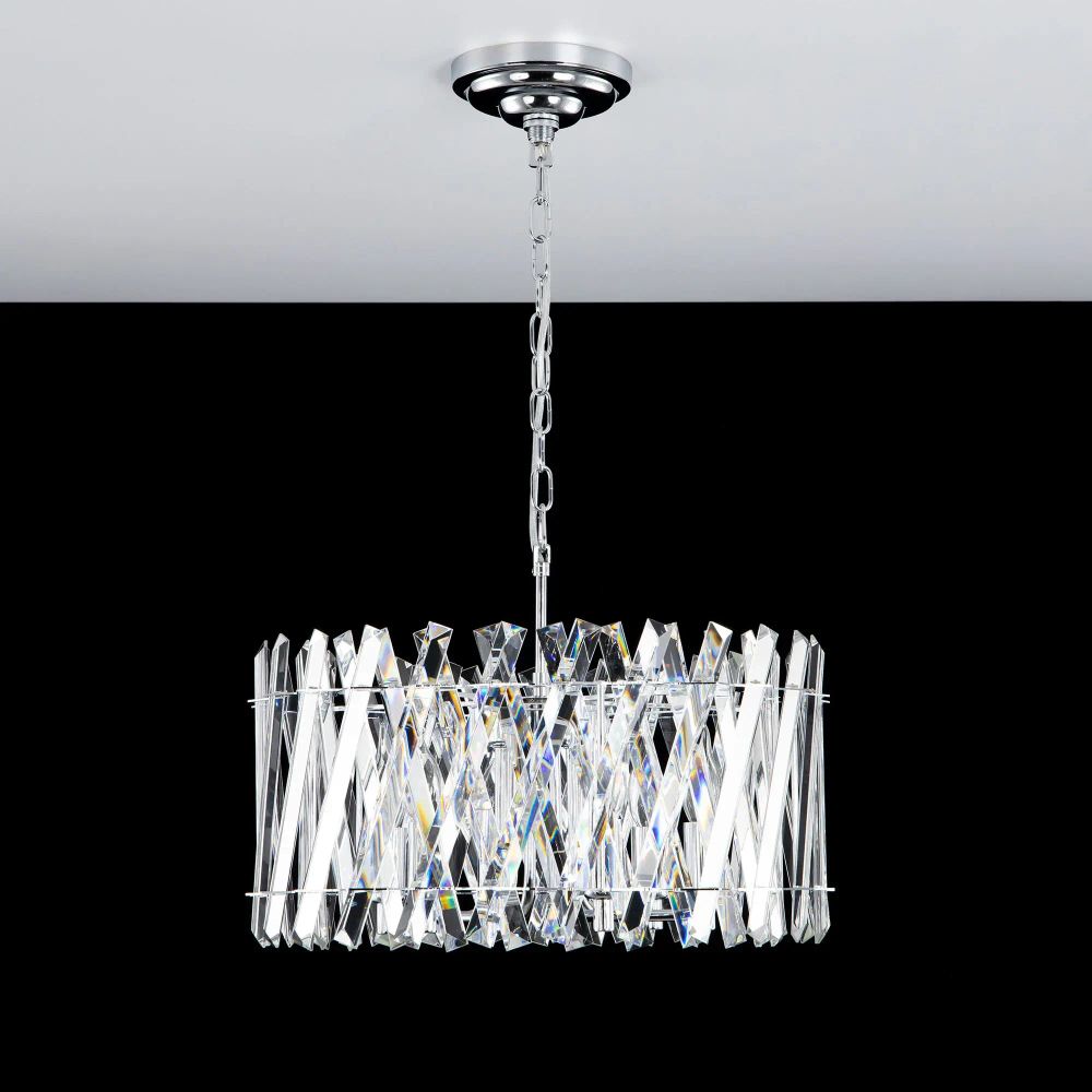 Citilux Ингвар CL334261 Люстра подвесная хрустальная Хром