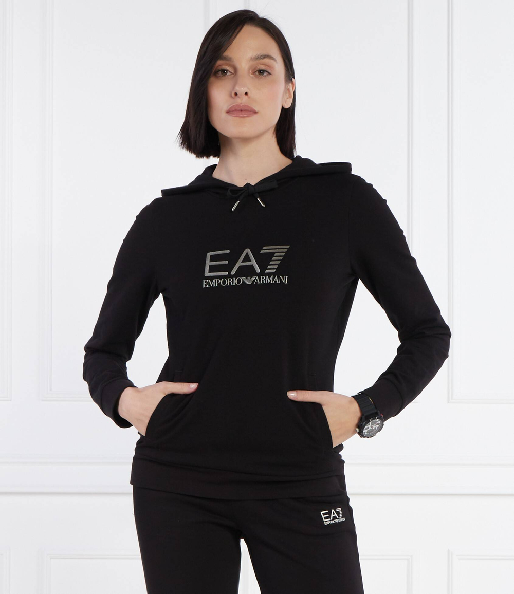 Худи EA7 - черный(8NTM36 TJTXZ)