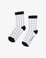 Носки 7 пятниц Клетка белые