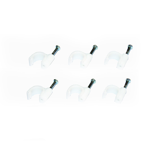 TDM Скоба для эл.кабеля d=9мм IP30 круглая пластиковая 50шт/упак SQ0514-0016