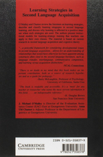 Learning Strategies in Second Language Acquisition (Cambridge Applied Linguistics) 1st Edition