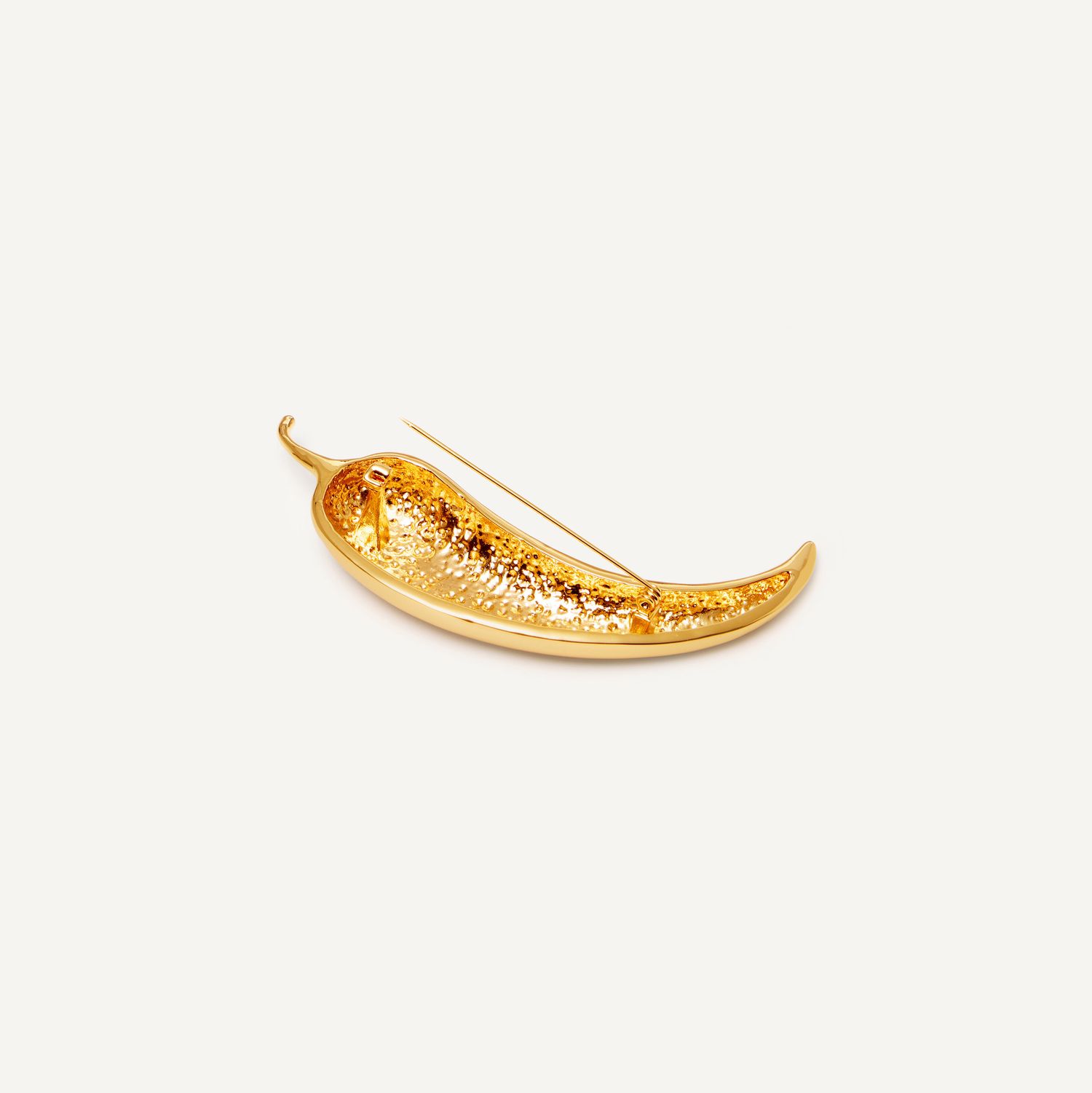 Брошь Gold Chili Pin