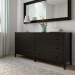 Комод - IKEA KOPPANG/КОППАНГ ИКЕА, 83х44х172 см, черный