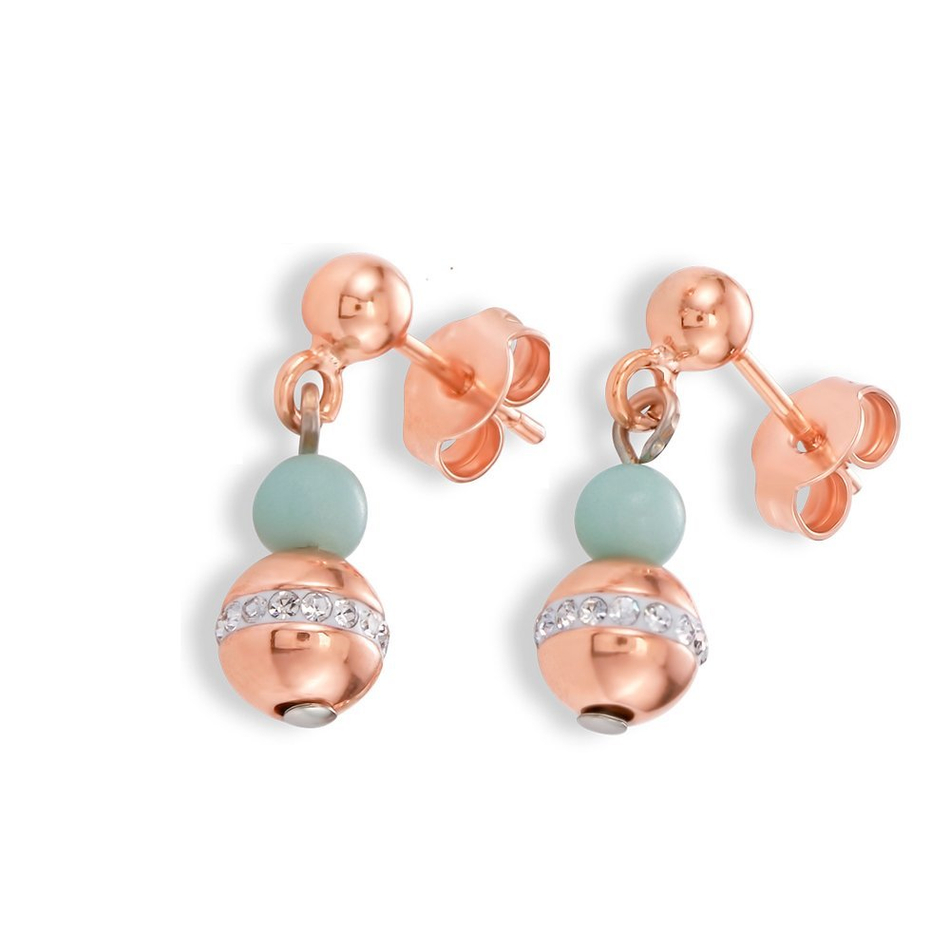 Серьги Coeur de Lion Mint Green 4992/21-0522 цвет зеленый