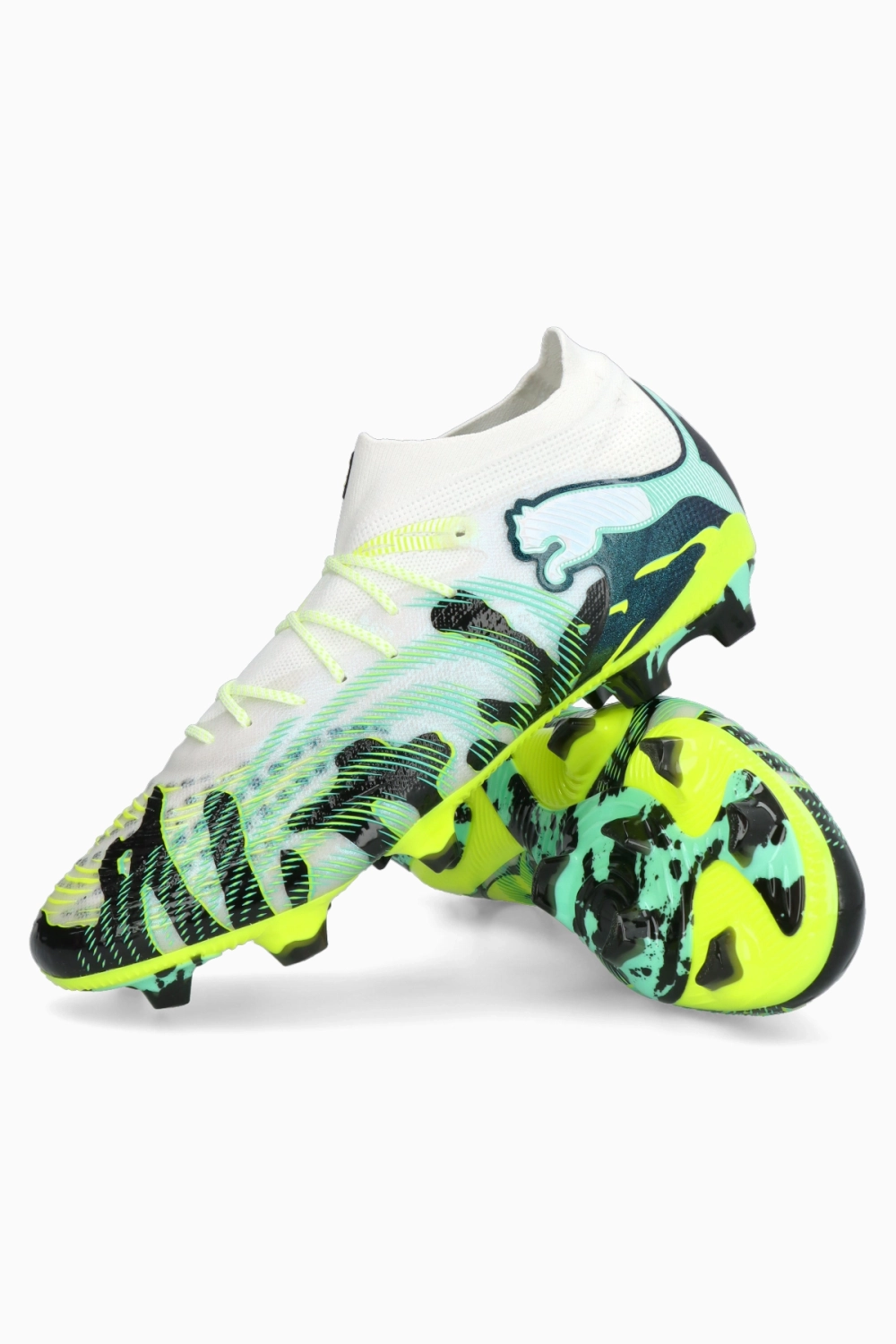 Бутсы Puma Future 9 Ultimate FG - зеленый