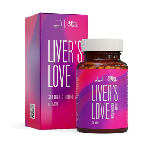 Средство для поддержки печени Liver's love, 60 капсул