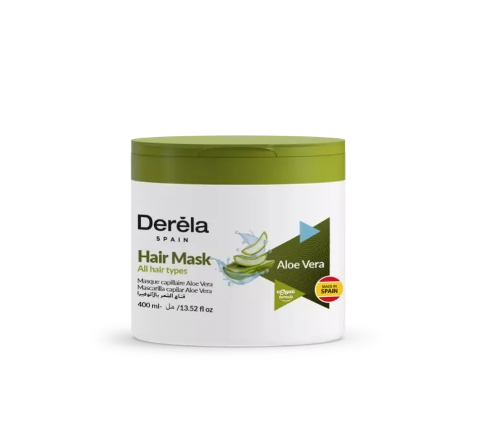 DERELLA  Маска для волос 400мл ALOE VERA/АЛОЭ ВЕРА*12