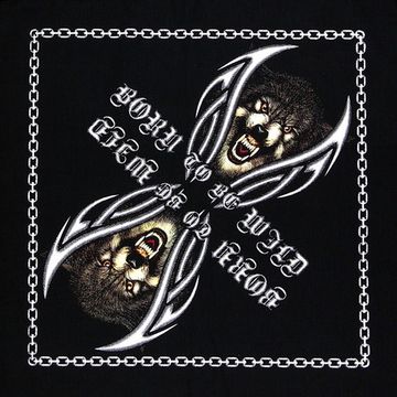 Бандана Волк Born to be Wild цветной (052)
