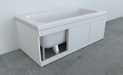 Экран под ванну раздвижной TR-4-225 альбион матовый soft touch