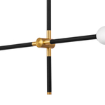 719027 Люстра PILONE LED 2x8W ЧЕРНЫЙ/БЕЛЫЙ 3000K