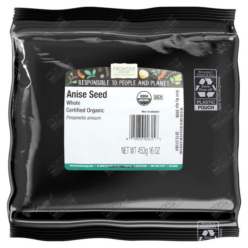 Frontier Co-op, Органические цельные семена аниса, 453 г (16 унций)