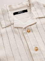 Рубашка с коротким рукавом для мальчика Next AB7-087, Бежевый