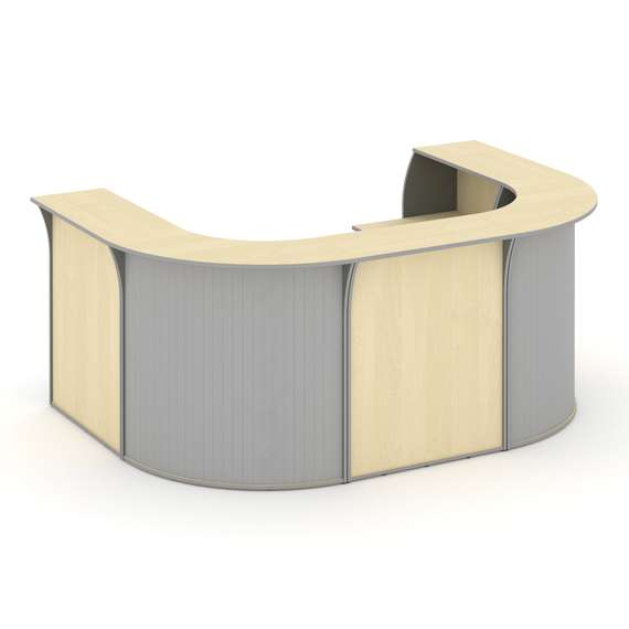 Riva Ресепшен набор вариант №4 А.РН-4 Клен Металлик NEW 2844*1894*1150