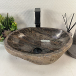 Раковина из речного камня RS-65244 46*33*15 0856