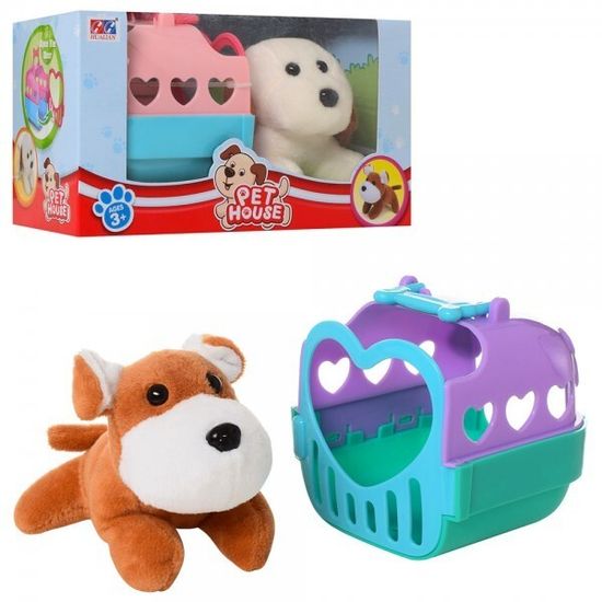 Мягкая Игрушка Собачка в переноске