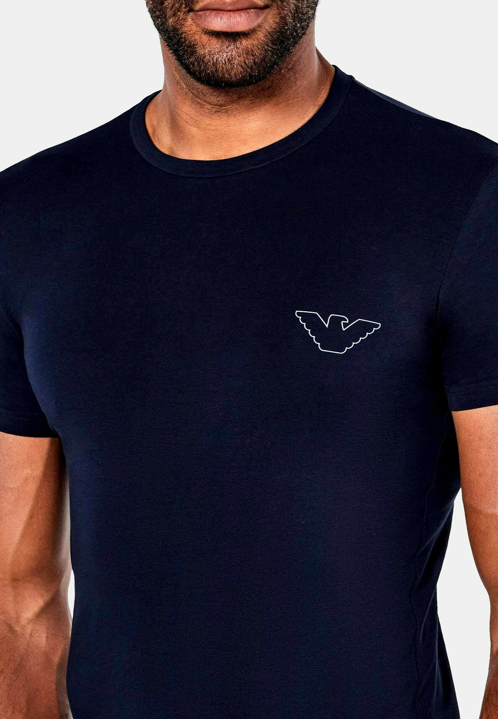 Emporio Armani Футболка с принтом - Синий