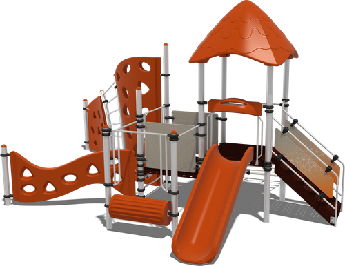 Детский городок Санторини (комплектация 3, паттерн Vector)