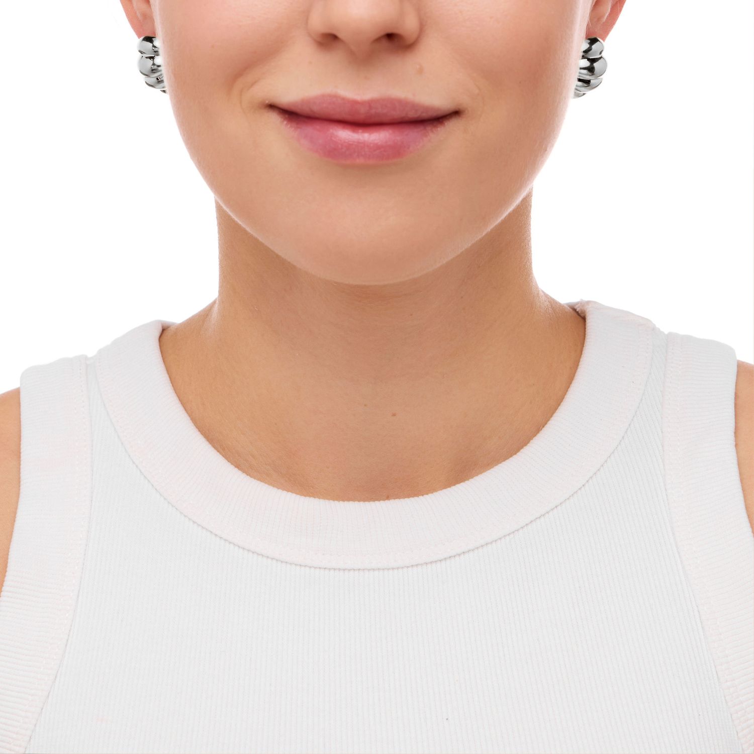 Серьги Silver Seashell Earrings