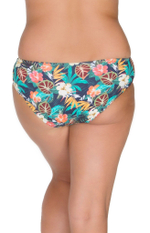 Плавки-слипы с тропическим принтом