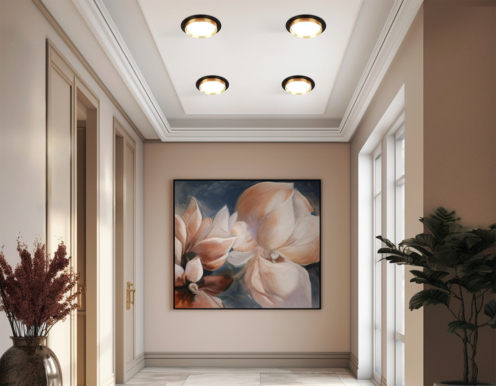 TU5020 BK/GD черный/золото IP20 GX70 D150*45