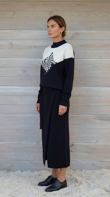 Юбка с запахом