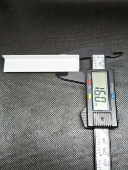 Соединитель для плинтуса 16x80 мм, белый пластиковый - 4 шт.