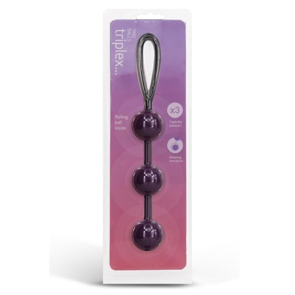 Трехрядные шарики со смещенным центром тяжести Triplex (фиолетовый) (Цвет: фиолетовый)