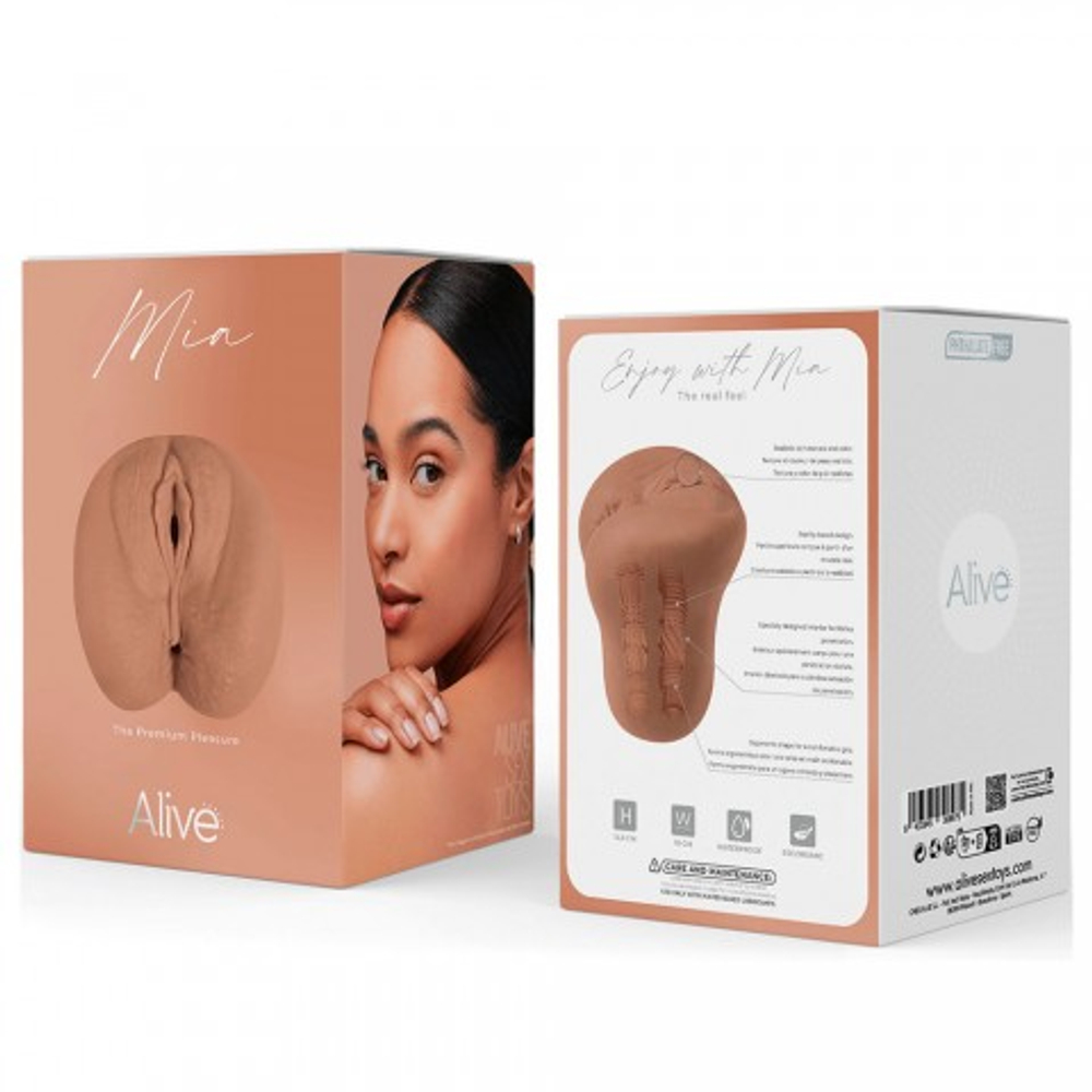 Реалистичный двойной мастурбатор Mia от Alive, XL