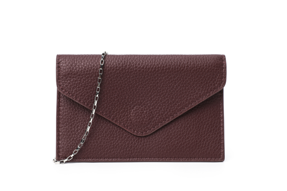 Картхолдер ENVELOPE цвета баклажан