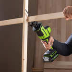 Пила сабельная аккумуляторная GREENWORKS  GPT-CRS-25 24V, АКБ 2Ач и ЗУ 1200507CUA