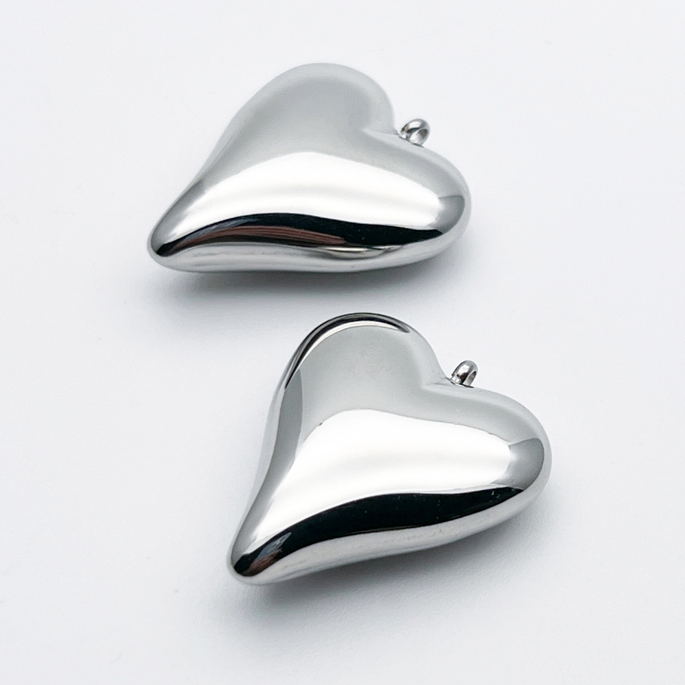 Подвеска Сердце, сталь, размер 27*23 мм, цена за 1 шт