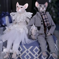 Кукла коллекционная Кот Пьер