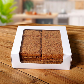 Набор пирожных медовик карамельный 6 шт. 800 гр.