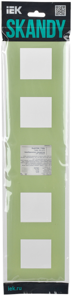 SKANDY Рамка 5-местная SK-F05M мятный IEK