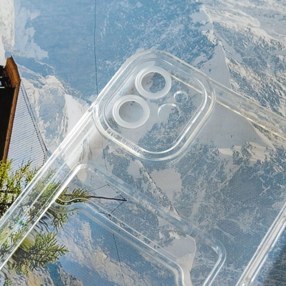 Силиконовый чехол для iPhone 11 с карманом для карт, 013019 CM