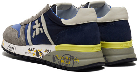 Premiata Lander 4587 Серые с синим