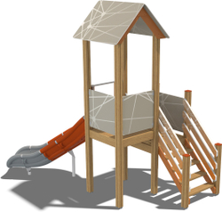 Детский городок Белгород Vector ДГ102.00.1.10 для игровых площадок 3-7 лет