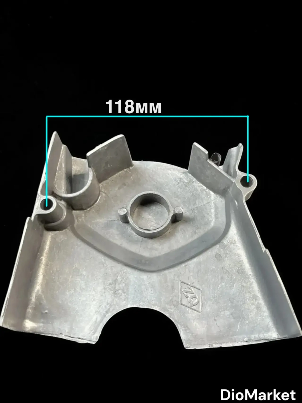 крышка передней звезды мопед Альфа Серебряная железная